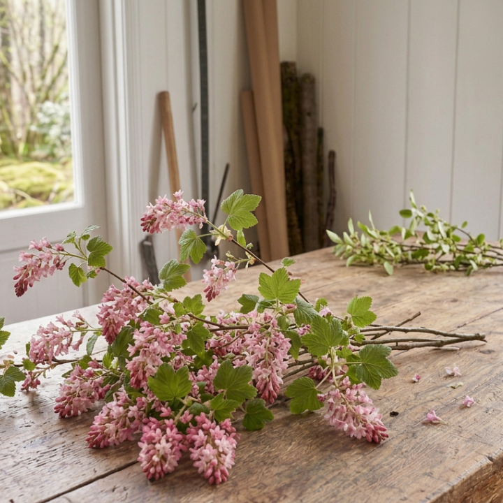 Red-Flowering-Currant-branches